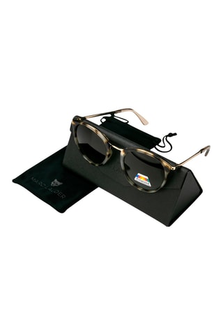 Uniseks gepolariseerde zonnebril Categorie 3 - Bruin en grijs