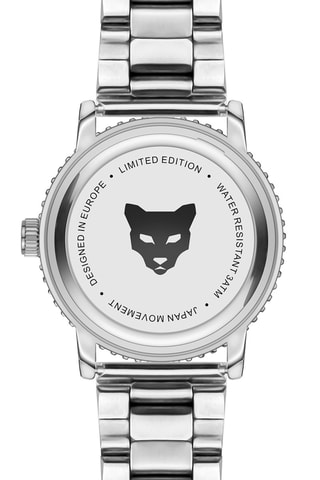 Montre à quartz en acier Sofia - Argenté et vert