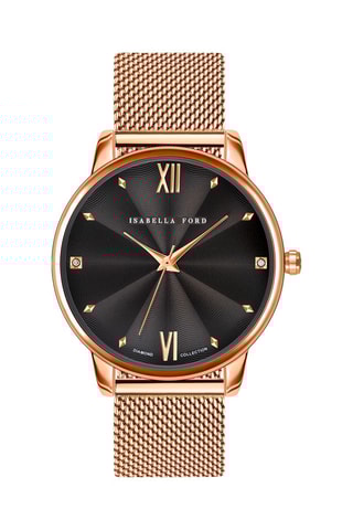 Coffret montre à quartz diamants et bracelets Coco