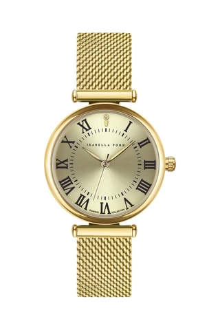 Montre à quartz en acier Julienne - Doré