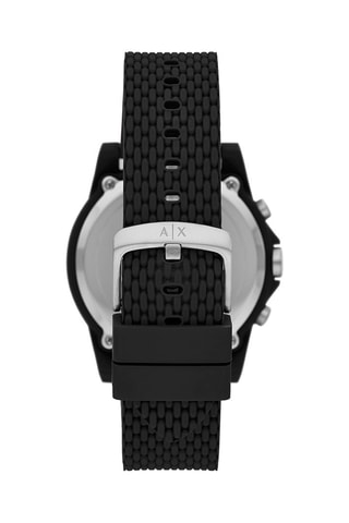 Orologio al quarzo in silicone - Nero - Cronografo