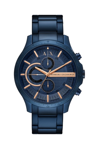 Orologio al quarzo in acciaio - Blu - Cronografo