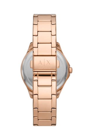 Orologio al quarzo Lady Hampton in acciaio e cristalli - Dorato rosa