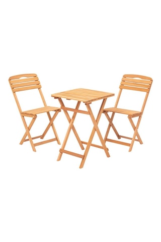 Ensemble de jardin en hêtre - 2 places