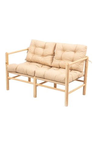 Ensemble de jardin en châtaignier Evander - 4 places