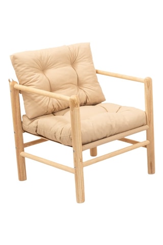 Ensemble de jardin en châtaignier Evander - 4 places