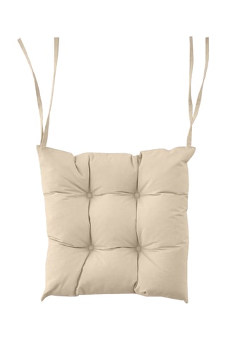 Galette de chaise - Ecru - 40 x 40 cm