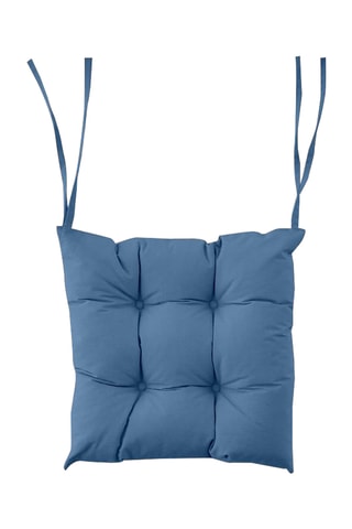 Galette de chaise - Bleu marine - 40 x 40 cm