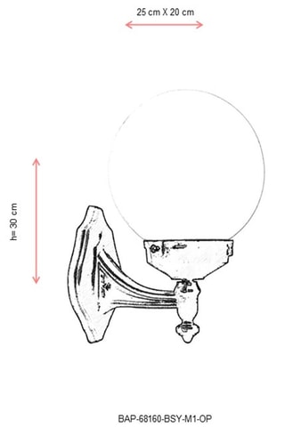 Applique murale - Noir - 40 W