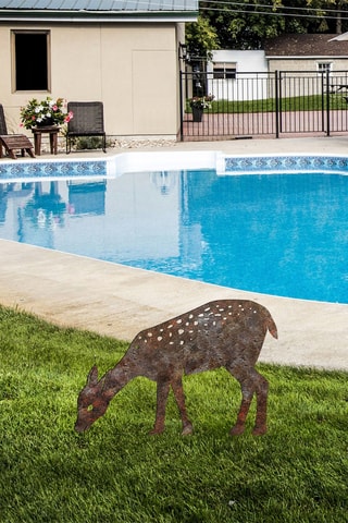 Décoration de jardin - 64 x 72 cm - Marron