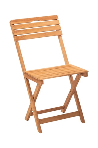 Chaise de jardin en hêtre - 40 x 81 x 30 cm