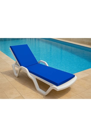 Coussin pour bain de soleil - Indigo - 100 x 60 x 80 cm