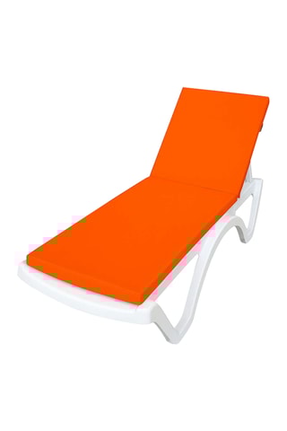 Coussin pour bain de soleil - Orange - 100 x 60 x 80 cm