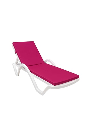 Coussin pour bain de soleil - Rose - 100 x 60 x 80 cm