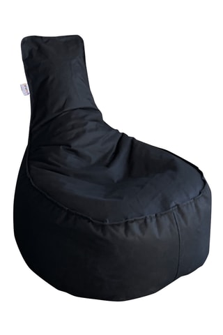 Pouf - Noir - En polyester