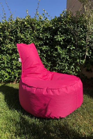Pouf - Rose - En polyester