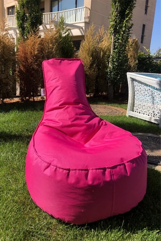 Pouf - Rose - En polyester