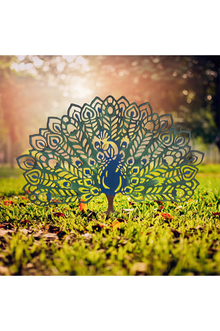 Décoration de jardin - 60 x 38 cm - Bleu cobalt