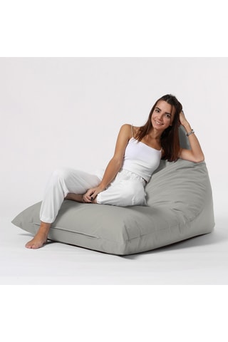 Pouf - Gris - En polyester