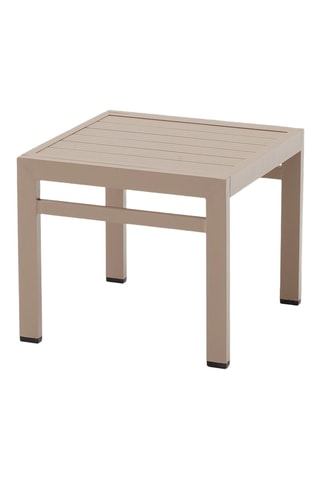 Chaise longue et table d'appoint - 193 x 31 x 61/42 x 35 x 42 cm