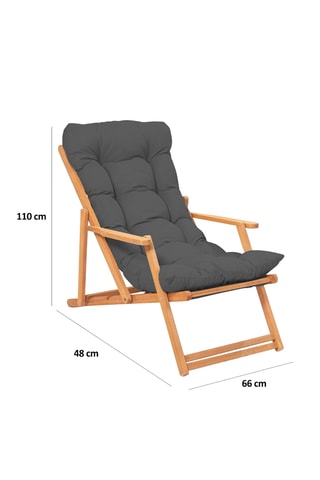 Chilienne en hêtre - 48 x 110 x 66 cm