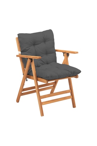 Chaise de jardin en bois de charme - 45 x 89 x 47 cm