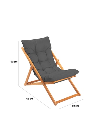 Salon de jardin en hêtre - 2 places