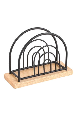 Toalheiro em bambu - 9,5 x 13 x 5 cm