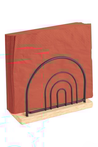 Toalheiro em bambu - 9,5 x 13 x 5 cm