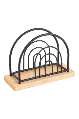 Toalheiro em bambu - 9,5 x 13 x 5 cm