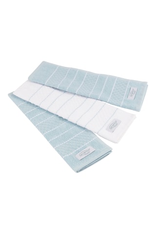 3 panos de cozinha - Azul,