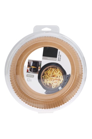 50 folhas de papel de forno para Airfryer - 20 x 4,5 cm