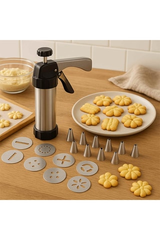 Prensa para bolachas - 17 peças