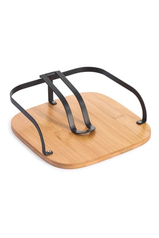 Suporte de toalhas em bambu - 6,5 x 20 x 20 cm