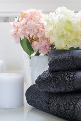 Toalha de duche grande - Cinzento - 140 x 70 cm