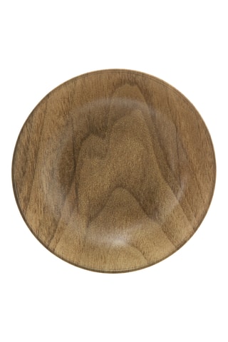 Prato fundo em madeira - 20,4 cm