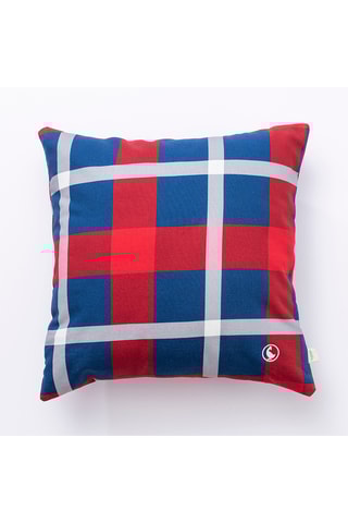Almofada - Azul e vermelho - 40 x 40 cm