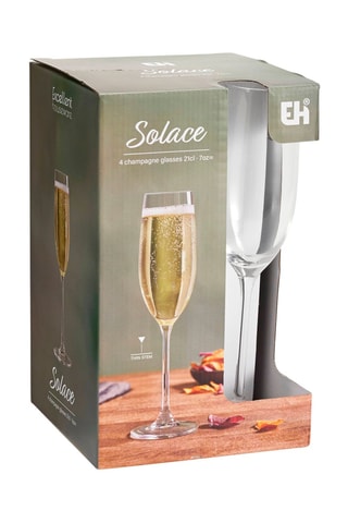 4 copos de champanhe - 21 cl