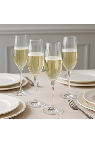 4 copos de champanhe - 21 cl