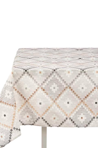 Toalha de mesa retangular - Bege