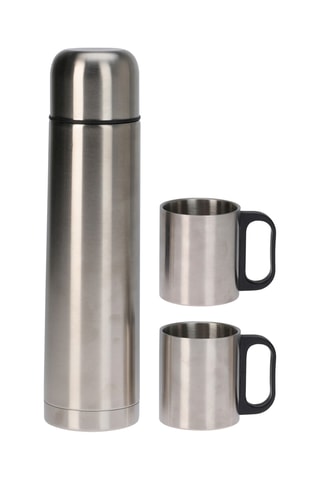 Galheteiro em aço inoxidável - 2 lugares