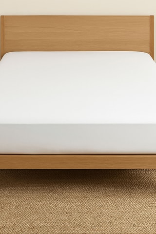 Lençol-capa em algodão 71 fios/cm²- Branco