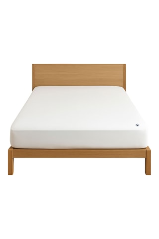 Lençol-capa em algodão 71 fios/cm²- Branco