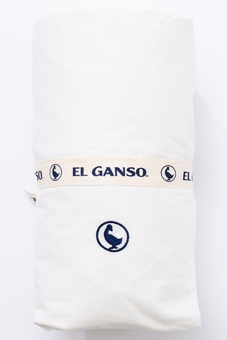 Lençol-capa em algodão 71 fios/cm²- Branco