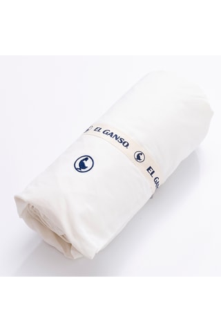 Lençol-capa em algodão 71 fios/cm²- Branco