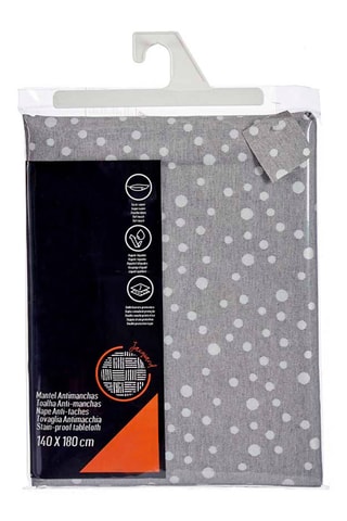 Toalha de mesa retangular - Cinzento