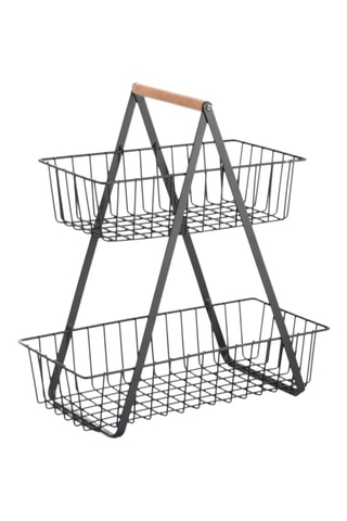 Prateleira de arrumação - Preto - 35,2 x 37 x 17,4 cm