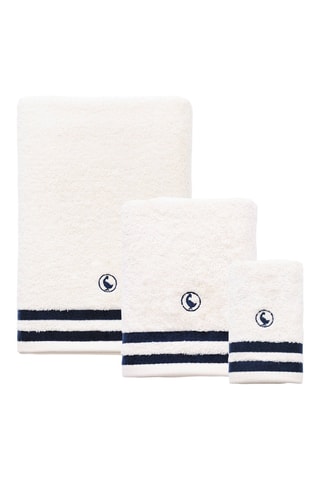 Conjunto de 3 toalhas - Branco - 30 x 50 / 50 x 90 / 70 x 140 cm