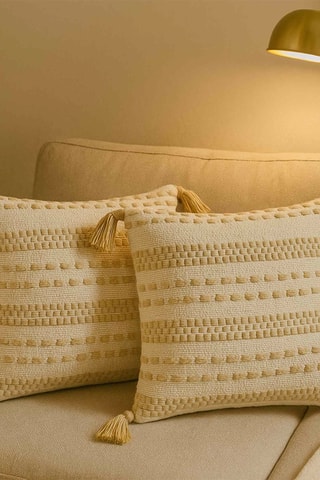 2 almofadas - Bege - 45 x 45 cm