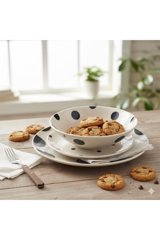 Serviço de loiça em grés - 12 peças